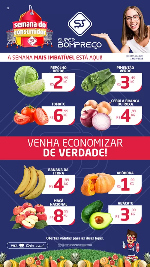 Confira as promoções no Supermercado Super Bom Preço em Brumado