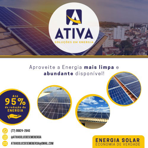 Ativa Soluções garante qualidade e segurança na instalação do seu projeto de energia solar