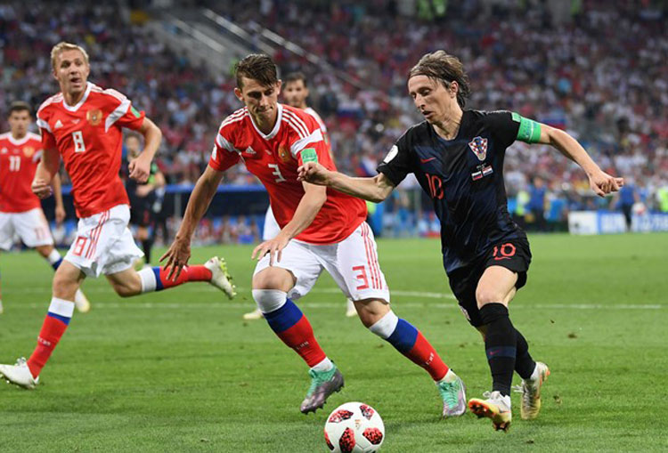 Croácia bate a Rússia nos pênaltis e elimina os anfitriões da Copa do Mundo