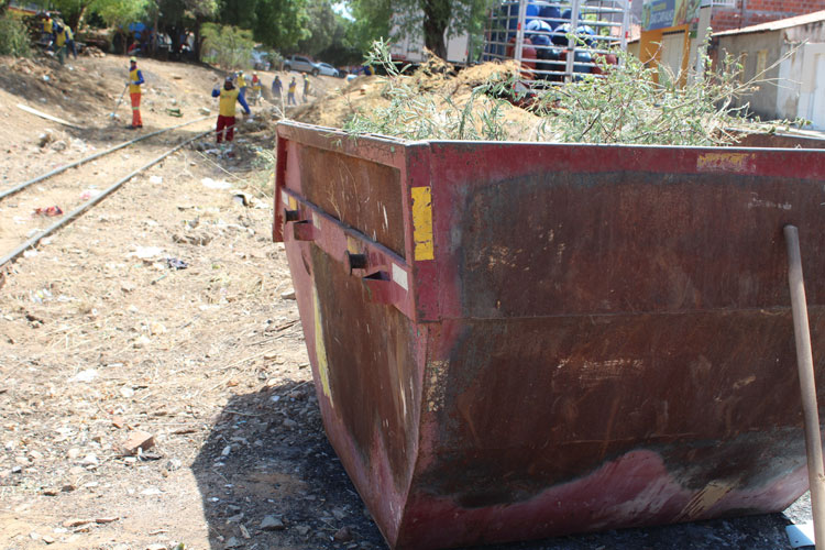Brumado: Empresa já retirou mais de 300 vagões de lixo em limpeza de ferrovia