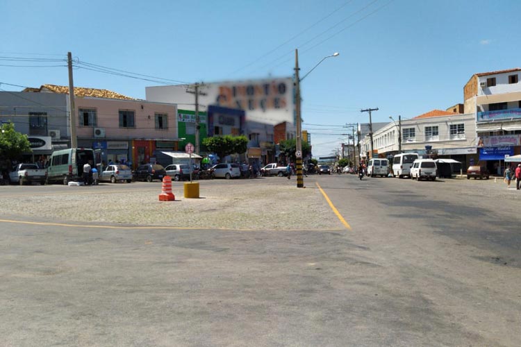 46ª CIPM intensifica policiamento no trânsito da área comercial de Livramento de Nossa Senhora