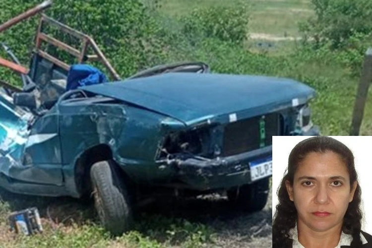 Mulher morre em grave acidente na BA-573 entre Guanambi e Matina