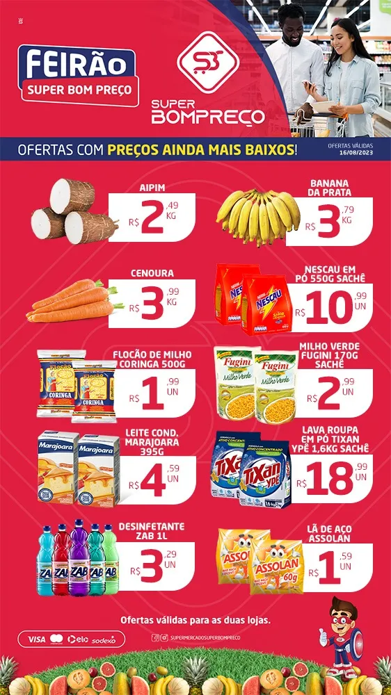 Confira as promoções no Supermercado Super Bom Preço em Brumado