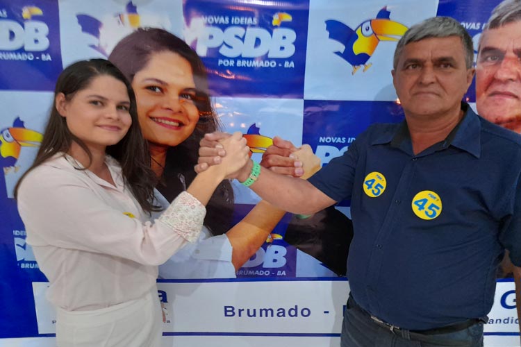 Com chapa puro sangue, PSDB lança Toe de Gentil e Bianca Santana na disputa pela prefeitura de Brumado