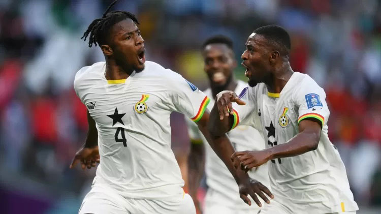 Em jogo com cinco gols, Gana vence Coreia do Sule segue viva por vaga nas oitavas