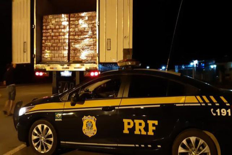 Polícia Rodoviária Federal apreende 80 mil litros de cerveja transportados irregularmente em Jequié