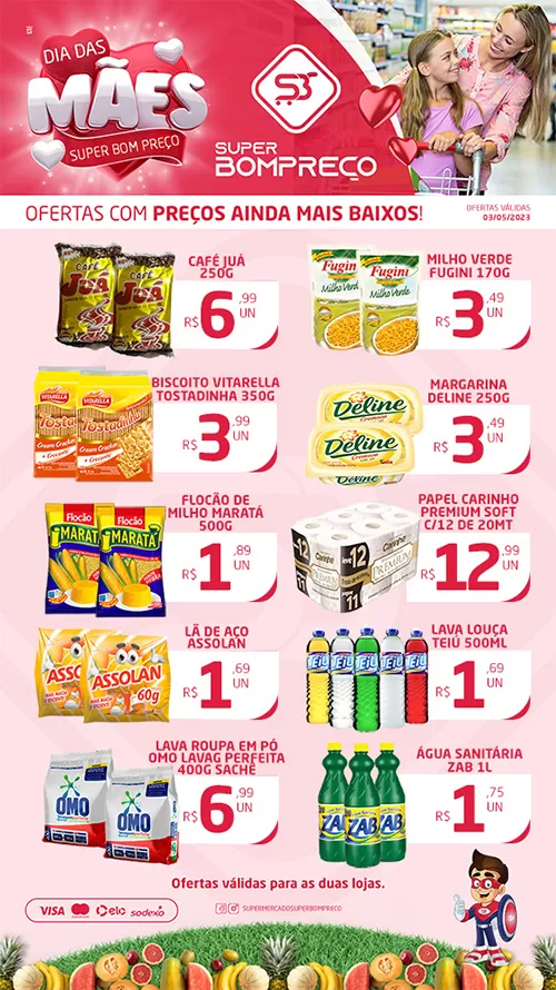 Confira as promoções no Supermercado Super Bom Preço em Brumado