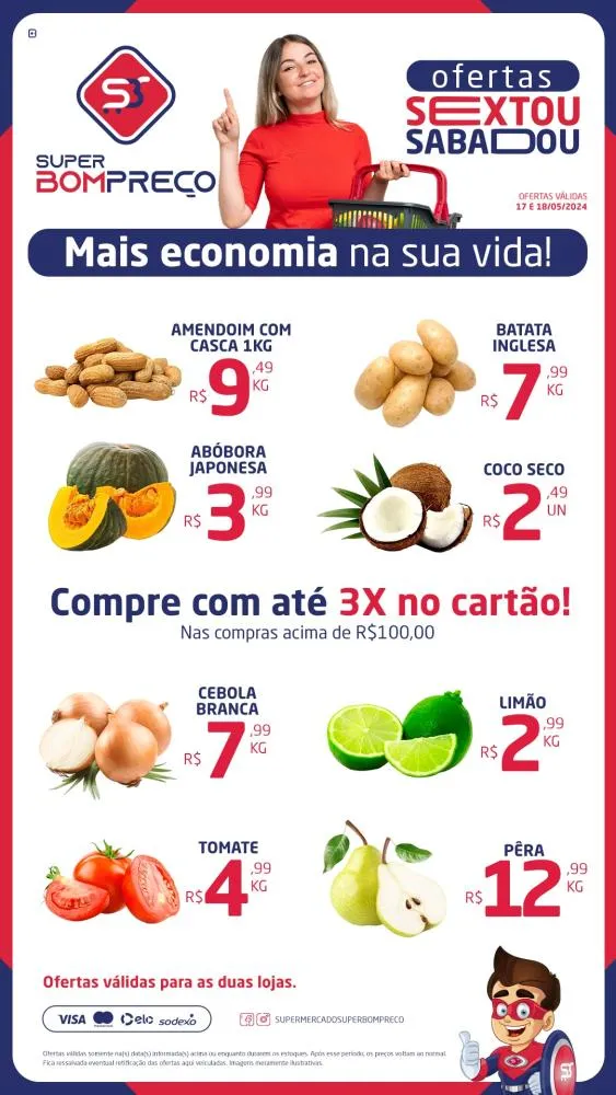 Confira as promoções no Supermercado Super Bom Preço em Brumado