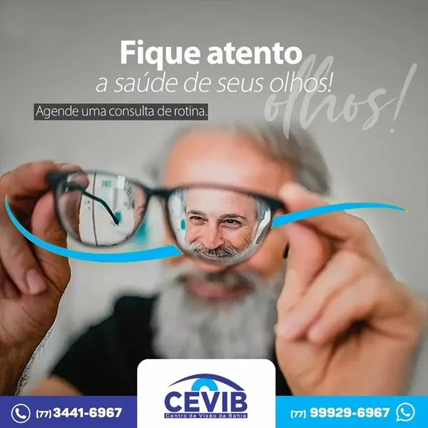 Cuide da saúde dos seus olhos: Agende agora mesmo uma consulta no Cevib