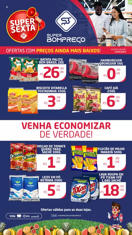 Confira as promoções no Supermercado Super Bom Preço em Brumado