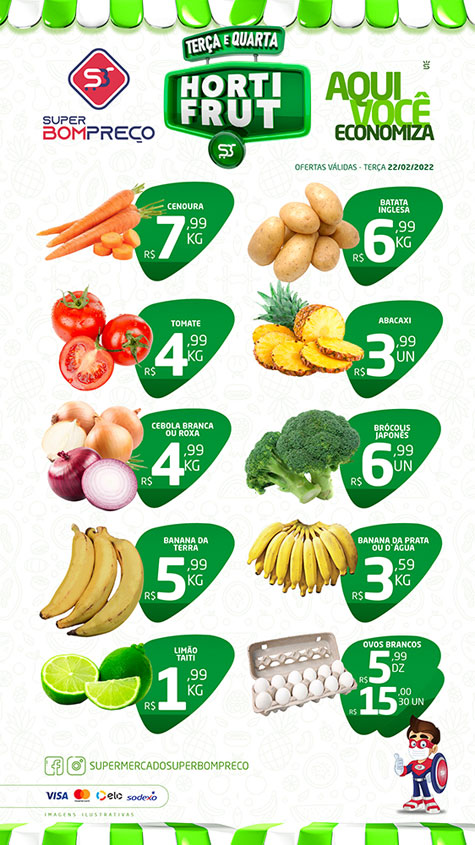 'Terça Verde': Conheça as promoções no Supermercado Super Bom Preço em Brumado
