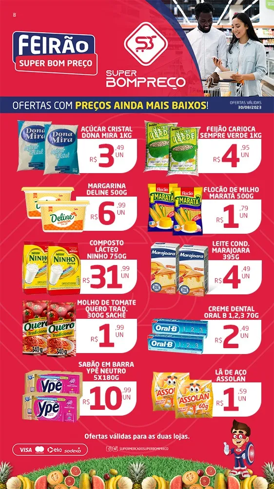 Confira as promoções no Supermercado Super Bom Preço em Brumado