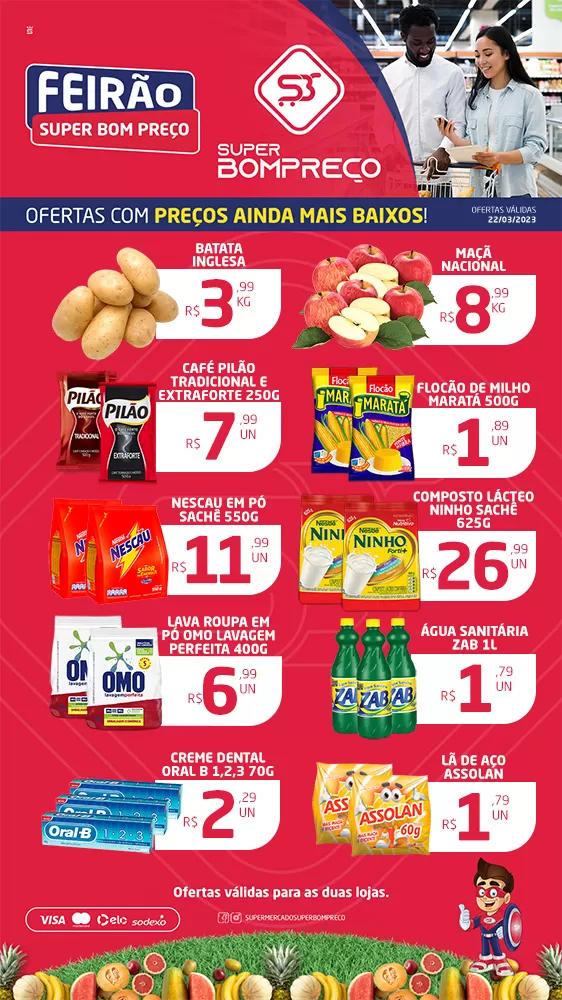 Confira as promoções no Supermercado Super Bom Preço em Brumado