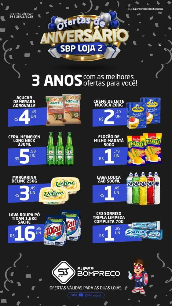 Confira as promoções no Supermercado Super Bom Preço em Brumado