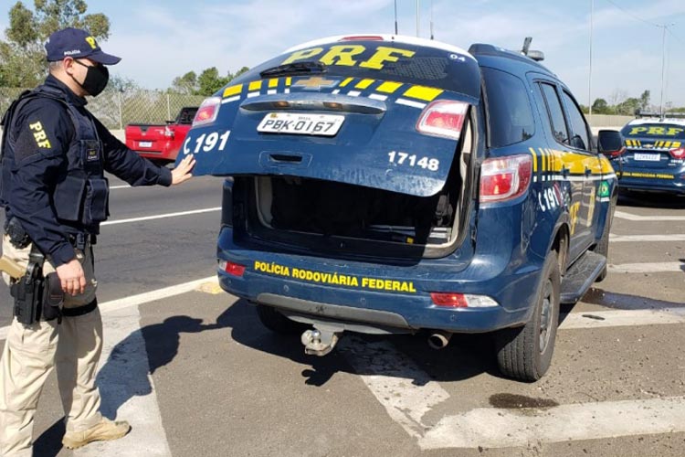 Planalto: PRF atende passageira ferida com arma de fogo e descobre que ela é foragida da justiça