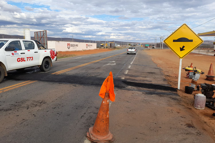 Brumado: Quebra-molas instalados no entroncamento da BA-262 com a BR-030 não agradam SMTT