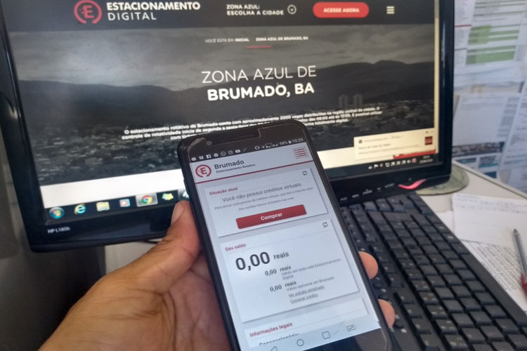 Brumado: Zona Azul contará com estacionamento digital através de site e aplicativo