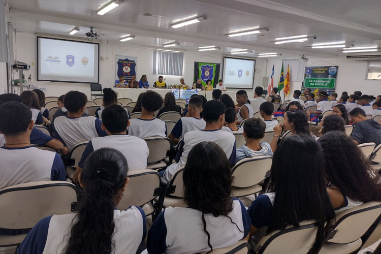 SMTT inicia Semana Nacional do Trânsito com palestra para estudantes em Brumado