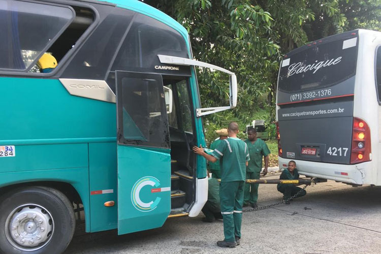 Ônibus que sairia de Salvador para Jequié tem princípio de incêndio na rodoviária