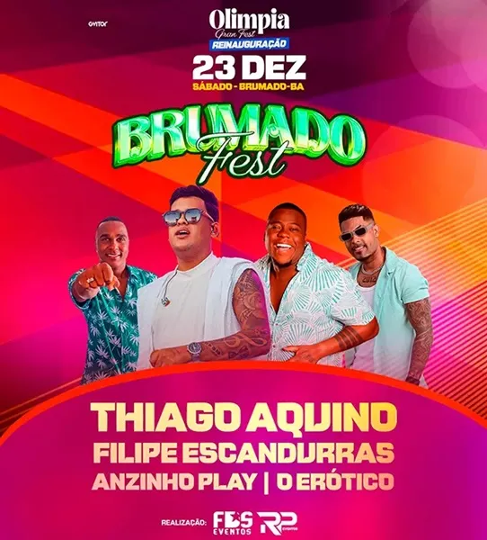 Olímpia Gran Fest será reinaugurado com Brumado Fest na cidade de Brumado