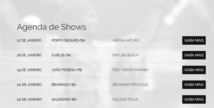 Gusttavo Lima se apresentará no Holiday Folia, em Salvador, no dia 20 de janeiro