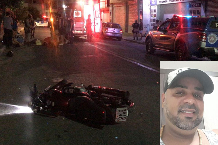 Livramento de Nossa Senhora: Motociclista morre após colidir contra árvore na Avenida Leônidas Cardoso 