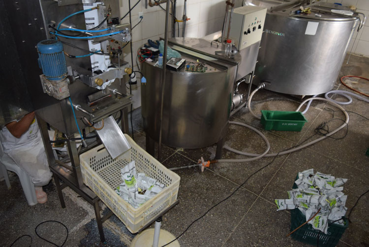 Pane elétrica provoca perda de 4,5 mil litros de leite na usina de beneficiamento em Brumado