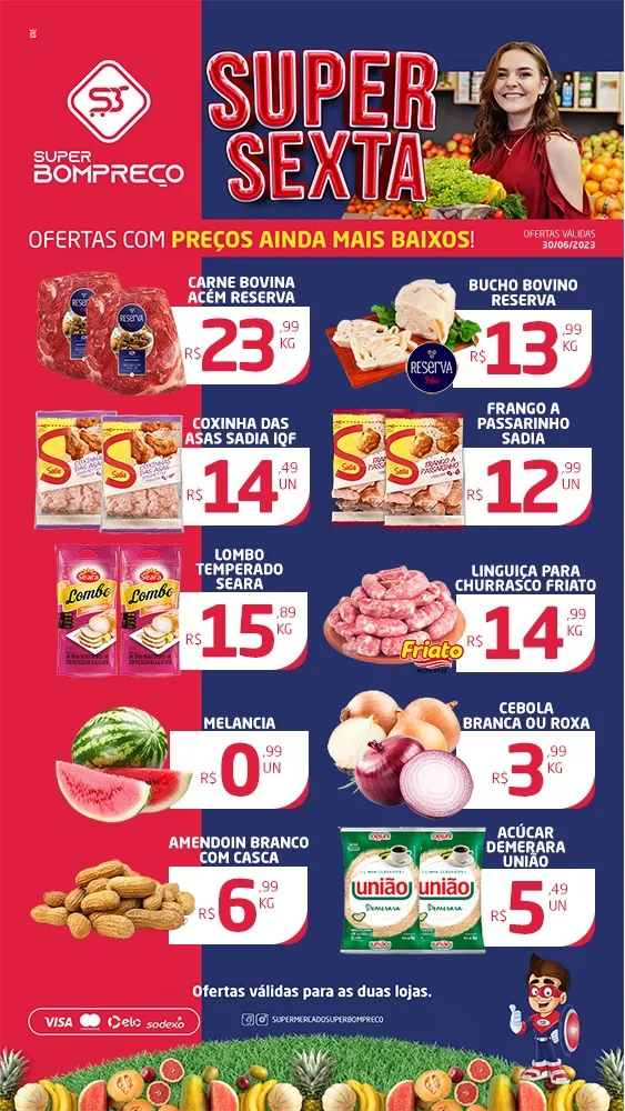 Confira as promoções no Supermercado Super Bom Preço em Brumado