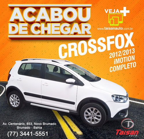 CrossFox acaba de chegar na Taisan Auto em Brumado