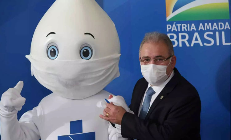Covid-19: Ministro da Saúde diz que é possível vacinar toda população brasileira em 2021
