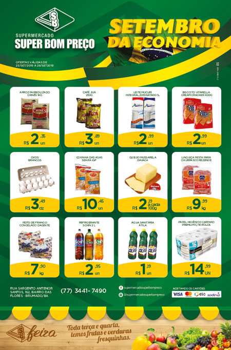 Confira as promoções da semana no Supermercado Super Bom Preço em Brumado