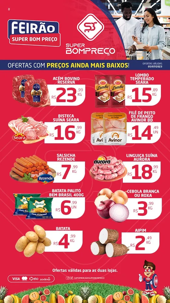 Confira as promoções no Supermercado Super Bom Preço em Brumado