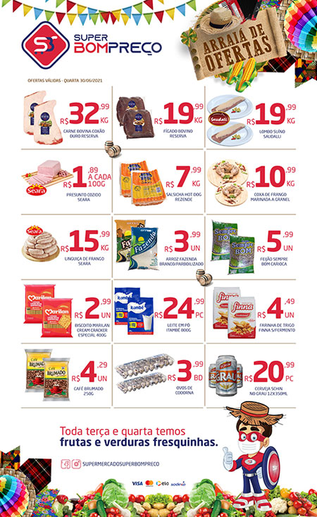 Confira as promoções no Supermercado Super Bom Preço em Brumado