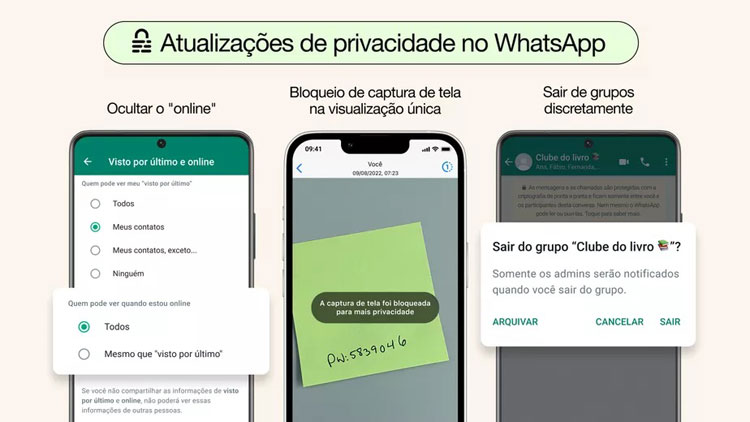 WhatsApp libera que usuário saia de grupos ‘de fininho’