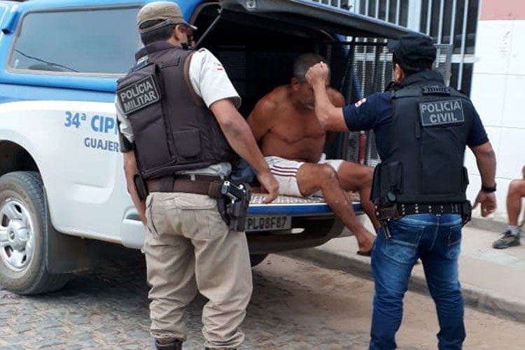 Autor de homicídio é capturado na cidade de Guajeru