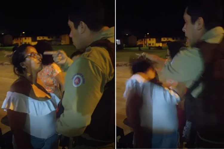 PM que deu tapa em rosto de mulher, em Porto Seguro, é denunciado por agressão