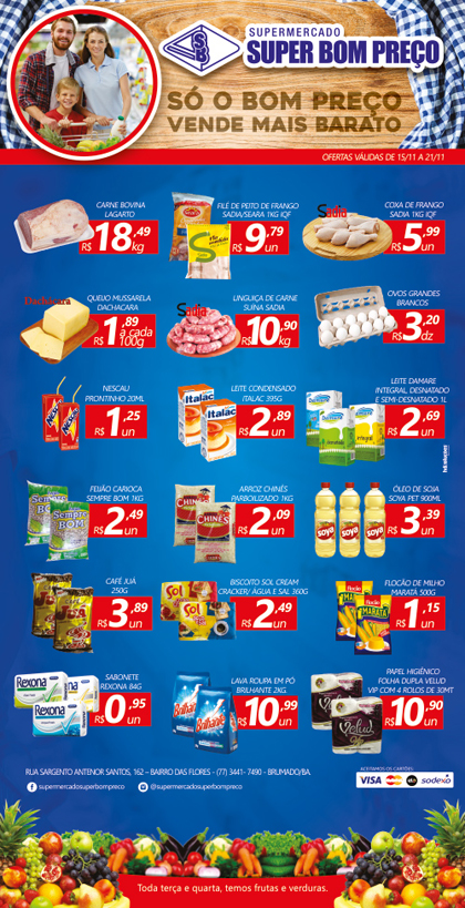 Confira as promoções no Supermercado Super Bom Preço em Brumado