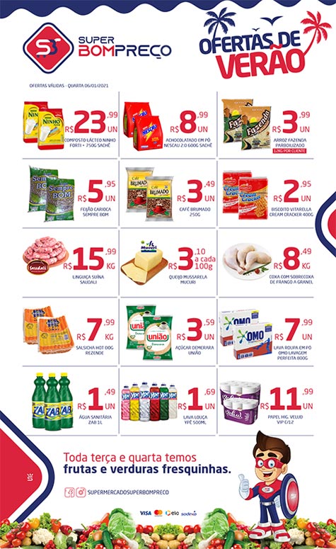 Confira as promoções no Supermercado Super Bom Preço em Brumado