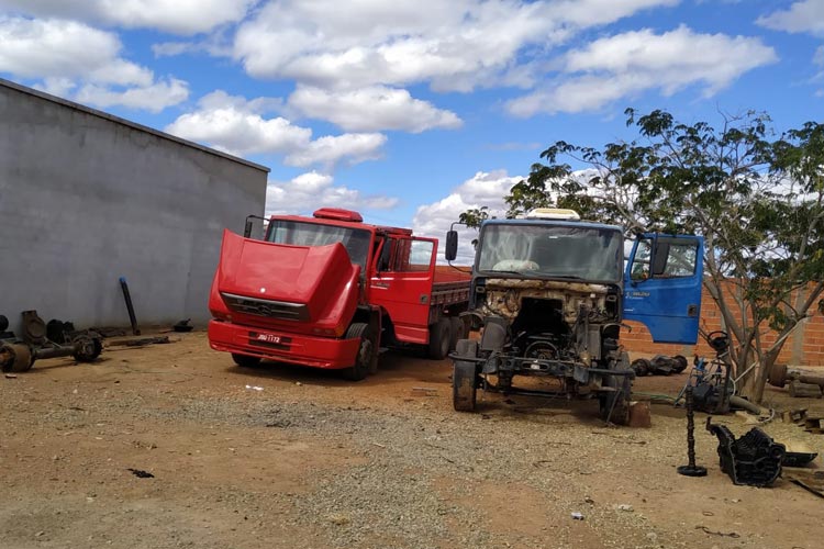 Guanambi: PM desarticula quadrilha de receptação de caminhões furtados
