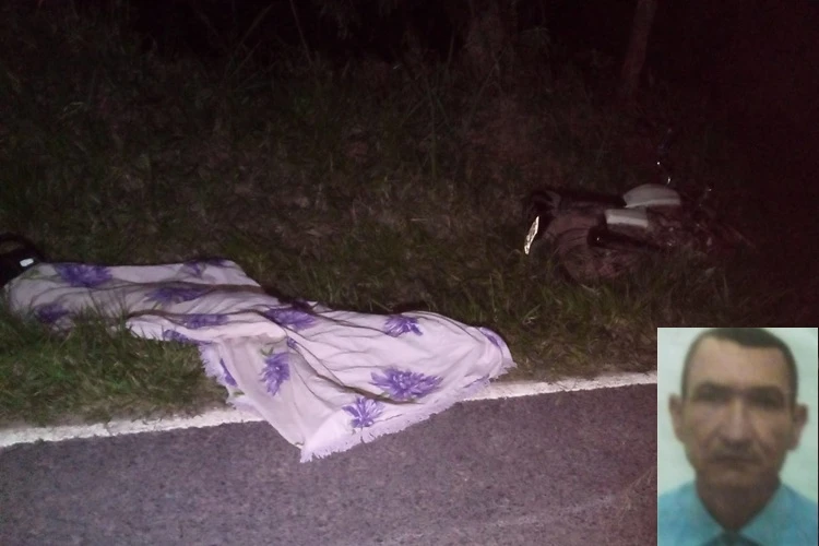 Motociclista bate em cerca na beira da estrada e morre na hora em Barra da Estiva