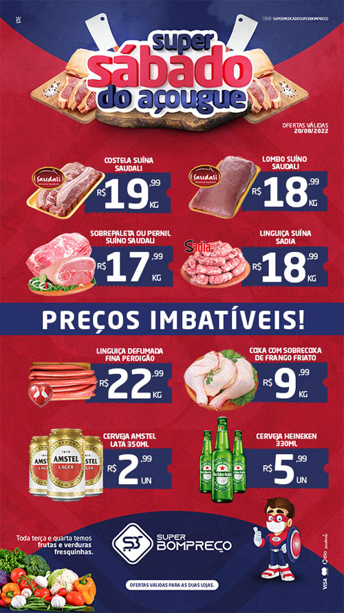 'Sábado do Açougue': Confira as promoções no Supermercado Super Bom Preço em Brumado