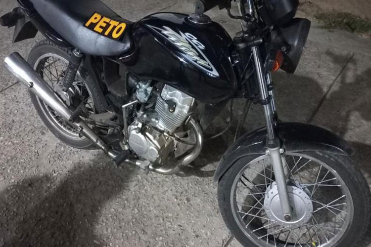 Moto com sinais de adulteração é apreendida pela PM em Brumado