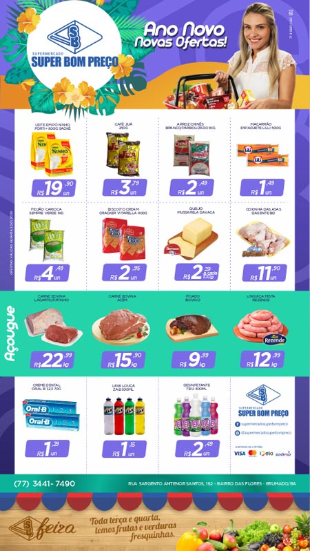 Confira as promoções da semana no Supermercado Super Bom Preço em Brumado