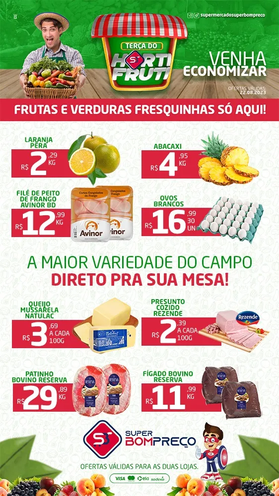 Confira as promoções no Supermercado Super Bom Preço em Brumado