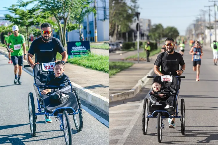 Brumado: Casal participa de eventos esportivos com filho com Cri-Du-Chat