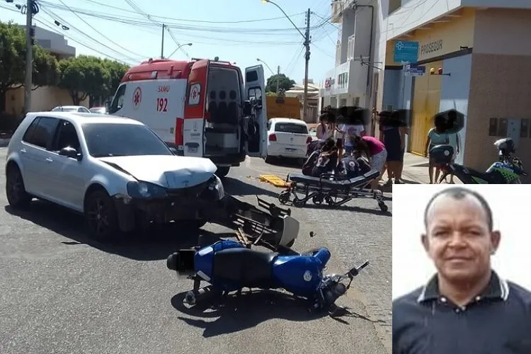 Comerciante e desportista morre após colisão entre carro e moto em avenida de Guanambi