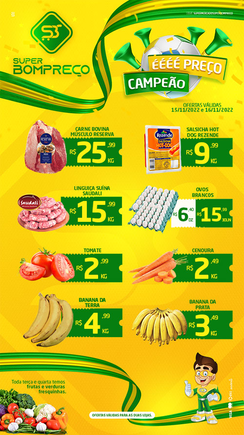 Confira as promoções no Supermercado Super Bom Preço em Brumado