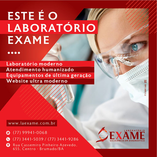 Laboratório Exame: Especializado em análises clínicas em Brumado