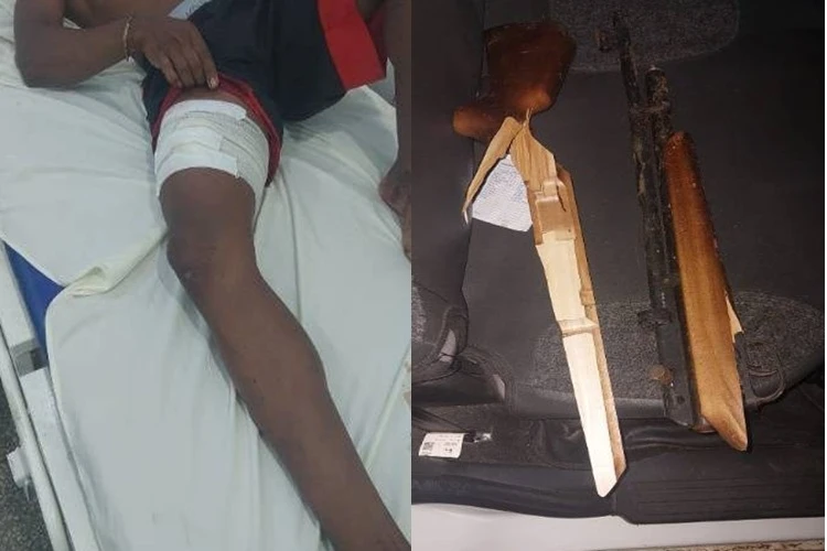 Iuiu: Homem é preso com carabina após atingir vítima com dois projéteis na coxa