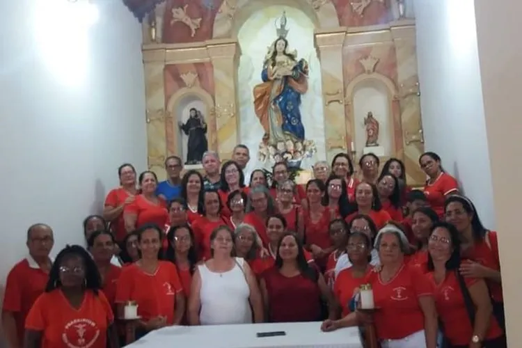 Futuro Santuário em Palmas de Monte Alto recebe romeiros da cidade de Brumado